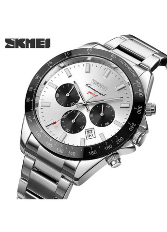 9259SISI Silver-Silver кварцевый сasual, классический Skmei (324214493)