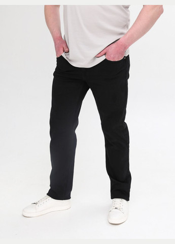 Черные демисезонные прямые джинсы мужские черные 36 длина Пряма FRANCO BENUSSI