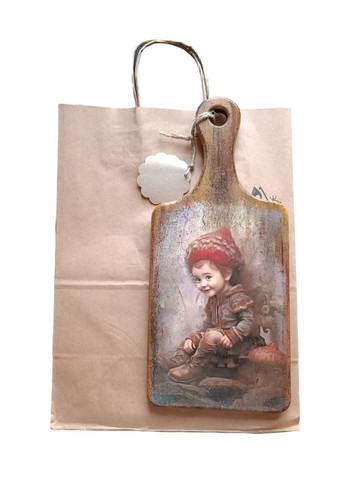 Отделочная доска "Феечка с грибочком" Handmade (315932341)