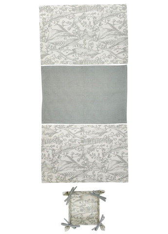 Кухонний текстиль Наб. руш. 40*60см бавовна 100% Grey хліб. 3 шт. Soho (365278107)