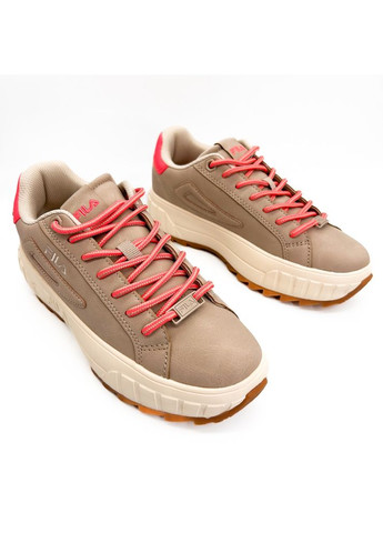 Бежевые кеды (р) экокожа 0-1-1-ffw-0582-fila No Brand