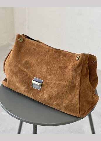 Жіноча замшева сумка JACLINE бронзова 801002 Vera Pelle (319325723)