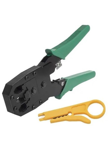 Клещи обжимные для опрессовки штекера кабеля интернет OubaoTool RJ45 Кримпер для обжима разъемов No Brand (353845800)