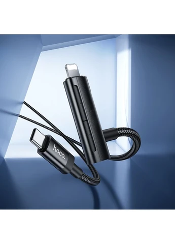 Кабель U135 2в1 Type-C to Lightning/ Type-C 1.2m Hoco (388776810)