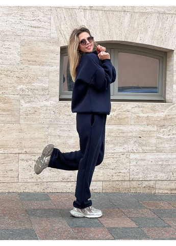 Теплий костюм з тринитки на флісі | Oversize Україна (367049345)