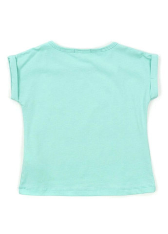 М'ятний літній набір дитячого одягу з метеликами (19828-128g-mint) Breeze