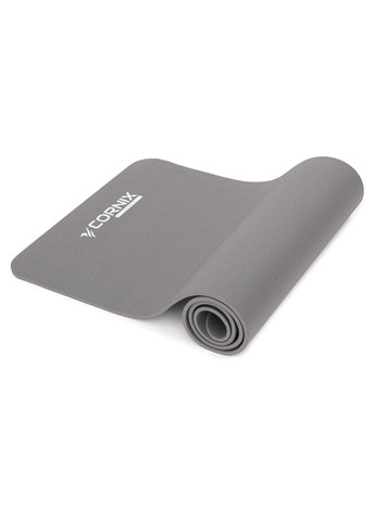 Коврик спортивный NBR 183 x 61 x 1 cм для йоги и фитнеса Grey Cornix XR-0012 (275334126)