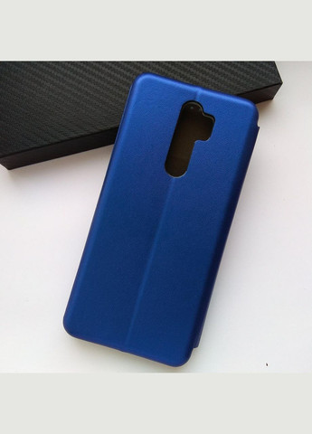 Чохол для xiaomi redmi Note 8 pro книжка підставка з магнітом і мікрофіброю LuxyryStyle (синій) No Brand (277753409)