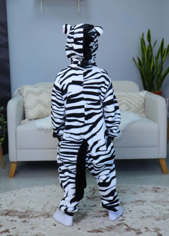 Детское кигуруми Зебра с капюшоном ушками и хвостиком My Kigu (365254510)