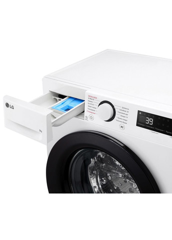 Пральна машина F2Y5FS6W фронтальна, 9кг, 1200, A, 48см, дисплей, пара, інвертор, LG (370605246)