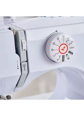 Портативна швейна машинка з подвійним просуванням електрична машинка для шиття з 12 типами рядків з підсвічуванням (SM296) No Brand (361161974)