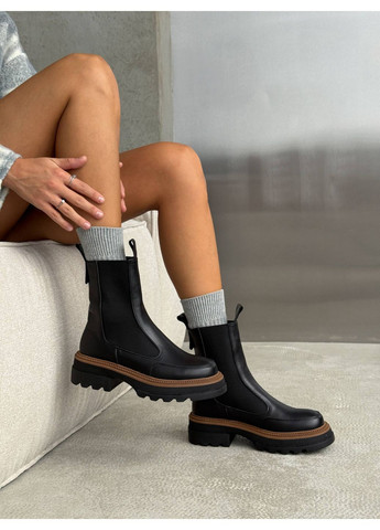 Зимние зимние кожаные челси Helen