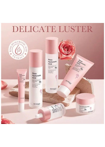 Подарочный набор косметики для лица 6в1 Rose с гиалуроновой кислотой Bioaqua (352743240)