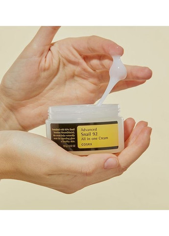 COSRX Багатофункціональний крем зі слизом равлика Advanced Snail 92 All in One Cream 100g — Крем, Південна Корея (369569464)