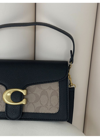 Жіноча сумка клатч Tabby чорно-бежевий через плече No Brand (369935570)