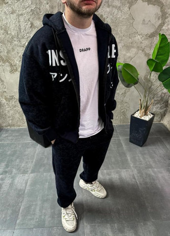 Костюм утеплений драпп на флісі зимовий стильний модний зима осінь 2025 No Brand (370709242)