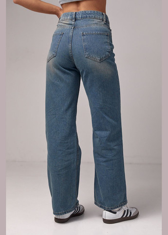 Женские джинсы с эффектом потертости Lurex - (287340298)