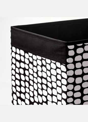 Коробка Ö чорний білий 333833 см IKEA (272149927)