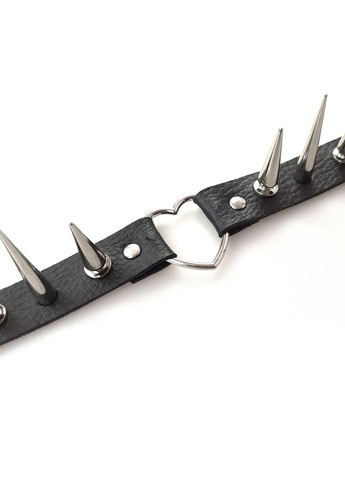 Чокер серце з великими шипами, із натуральної шкіри Crystal, Art of Sex (297656577)