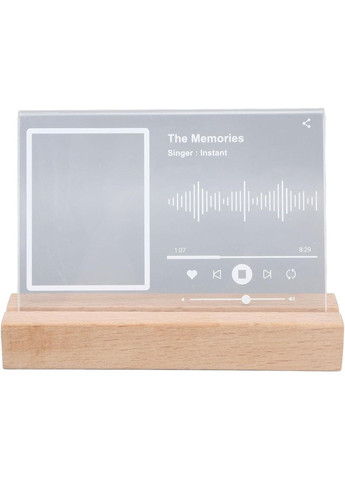 Фоторамка светодиодная Music Player для Instax Mini 12, 11, Evo, 40, 90, 9, LiPlay и принтеров SP-1, Fujifilm (366027115)