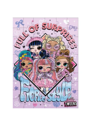 Пазлы L.O.L. Surprise! Tweens Fierce Style, 60 элементов (Срок доставки до 10 дней!) Ідейка (385850899)