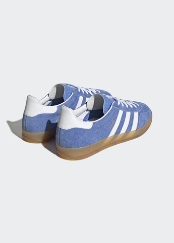Кроссовки Gazelle Indoor adidas синие всесезоны (372814410)