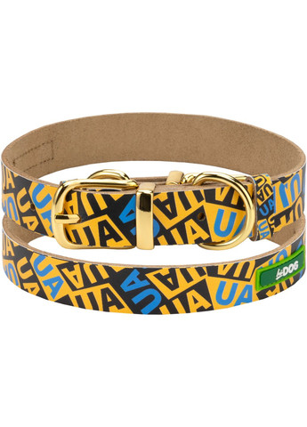 Нашийник шкіряний Молодіжний розмір XL ширина 30 мм 42 - 56 см (2100103525016) Hi Dog (332878868)