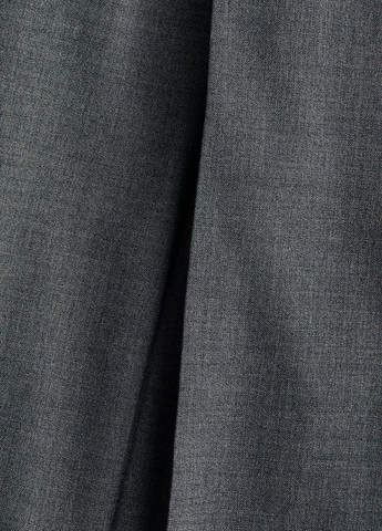 Серая офисная однотонная юбка H&M