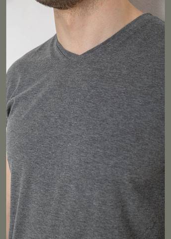 Сіра футболка чоловіча однотонна базова, колір сірий, Andi