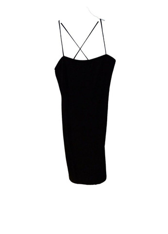 Черное кэжуал платье с микро-дефектом Missguided однотонное