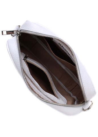 Универсальная классическая сумка кросс-боди из натуральной кожи белая (sku_22840) No Brand (329853280)