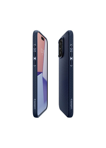 Чехол Liquid Air для iPhone 15 Pro Navy Blue (ACS06705) Spigen (301510766)