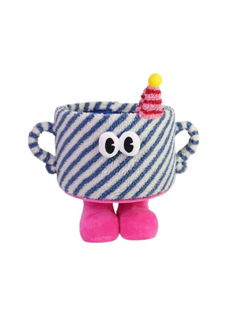 Кошик для іграшок плюшевий органайзер в дитячу кімнату м'який для речей та іграшок в дитяча кімнату синя No Brand (346532814)