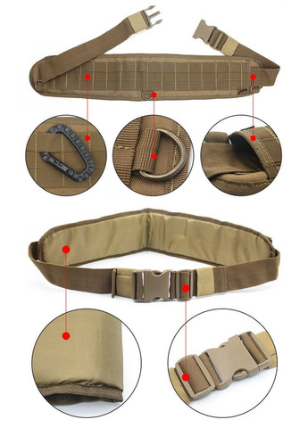 Тактическая поясная разгрузка MOLLE РПС разгрузочная поясная система черная No Brand (299460950)