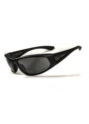 Окуляри біфокальні поляризаційні (захисні) Winkelman-2 polarized (+2.0 bifocal), (gray) чорні BluWater (375037170)