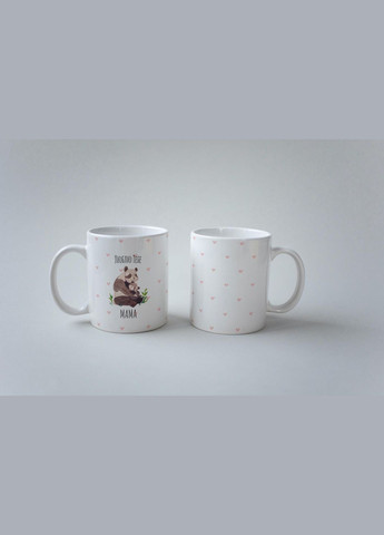 Кружка керамічна з принтом "Люблю Тебе МАМА" 330 мл Біла No Brand (324262693)
