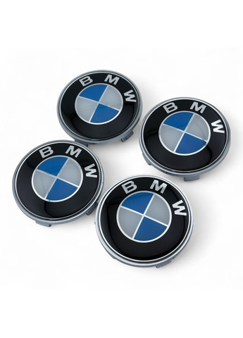 Колпачок в диски заглушка для дисков 68/64 мм Синим логотипом (1 шт.) BMW (354698599)