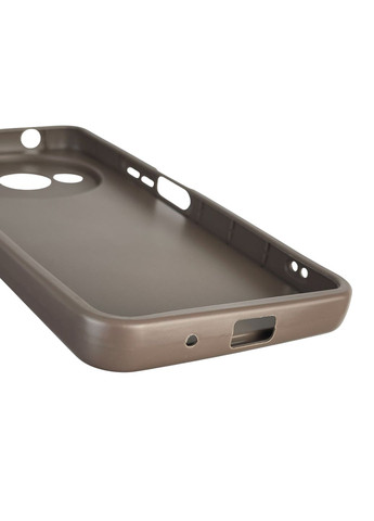 Чехол силиконовый Soft Touch с 3D принтом Майнкрафт для Redmi A3 коричневый (Полная защита камеры) Xiaomi (373424975)