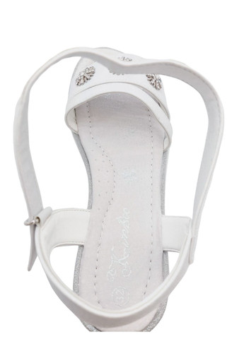 Белые повседневные босоножки Kimboo на липучке