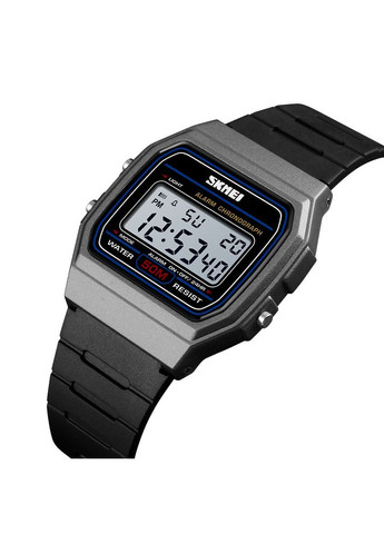 Часы 1412TN Titanium водонепроницаемые для мужчин и женщин с будильником и секундомером ProDobro (367266459)