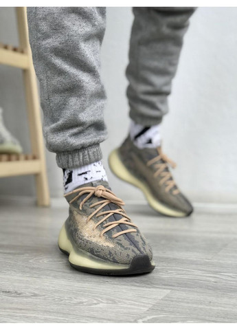 КРОСІВКИ ЖІНОЧІ ADIDAS YEEZY 380 LIGHT BROWN АДІДАС ІЗІ БУСТ No Brand коричневі демісезони (368867734)