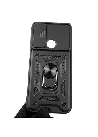 Чехол для C21 Plus бронированный с кольцом со шторкой на нокиа с21 плюс чёрный rg1 Nokia (366232297)