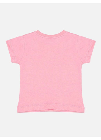Розовая летняя футболка Difa