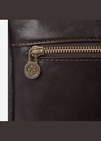 Коричнева шкіряна сумка через плече (ІТАЛІЯ) - VCM01278 Brown Virginia Conti (303829660)