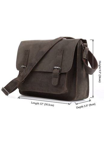 Сумка чоловіча шкіряна через плече 14097 Сіра Vintage (302009029)