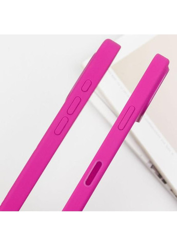 Чохол Silicone case (AAA) з Magsafe та анімацією (button) для Apple iPhone 16 Pro Max (6.9\") Фуксія Epik (372499125)