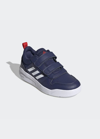 Синие всесезон кроссовки kids tensaur dark blue/cloud white/active red р.11.5/29/18.7см adidas