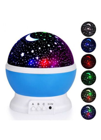Ночной проектор «Звездное небо» Star Master, из пластика синий (826534) UNI (322127572)