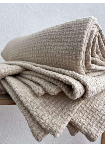 Покривало Wheat бавовняне бежевого кольору ZEINTEX (315347282)