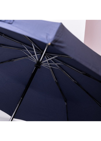 Синя} автоматична парасолька з дерев'яною ручкою складаний синій унісекс для чоловіків і жінок елегантна парасолька з поліестеру Yiwu (370602402)